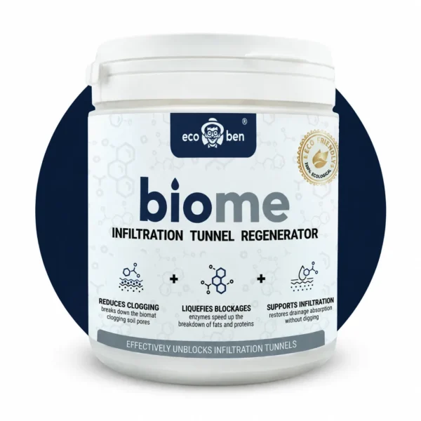 BioMe Infiltration Tunnel Regenerator, Bacteria to Restore Infiltration Tunnels 600 g